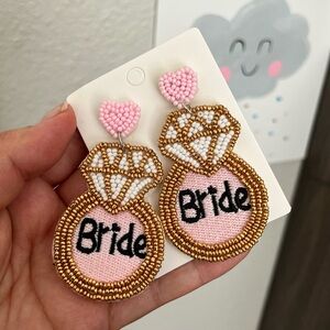 Beaded Bride Earrings